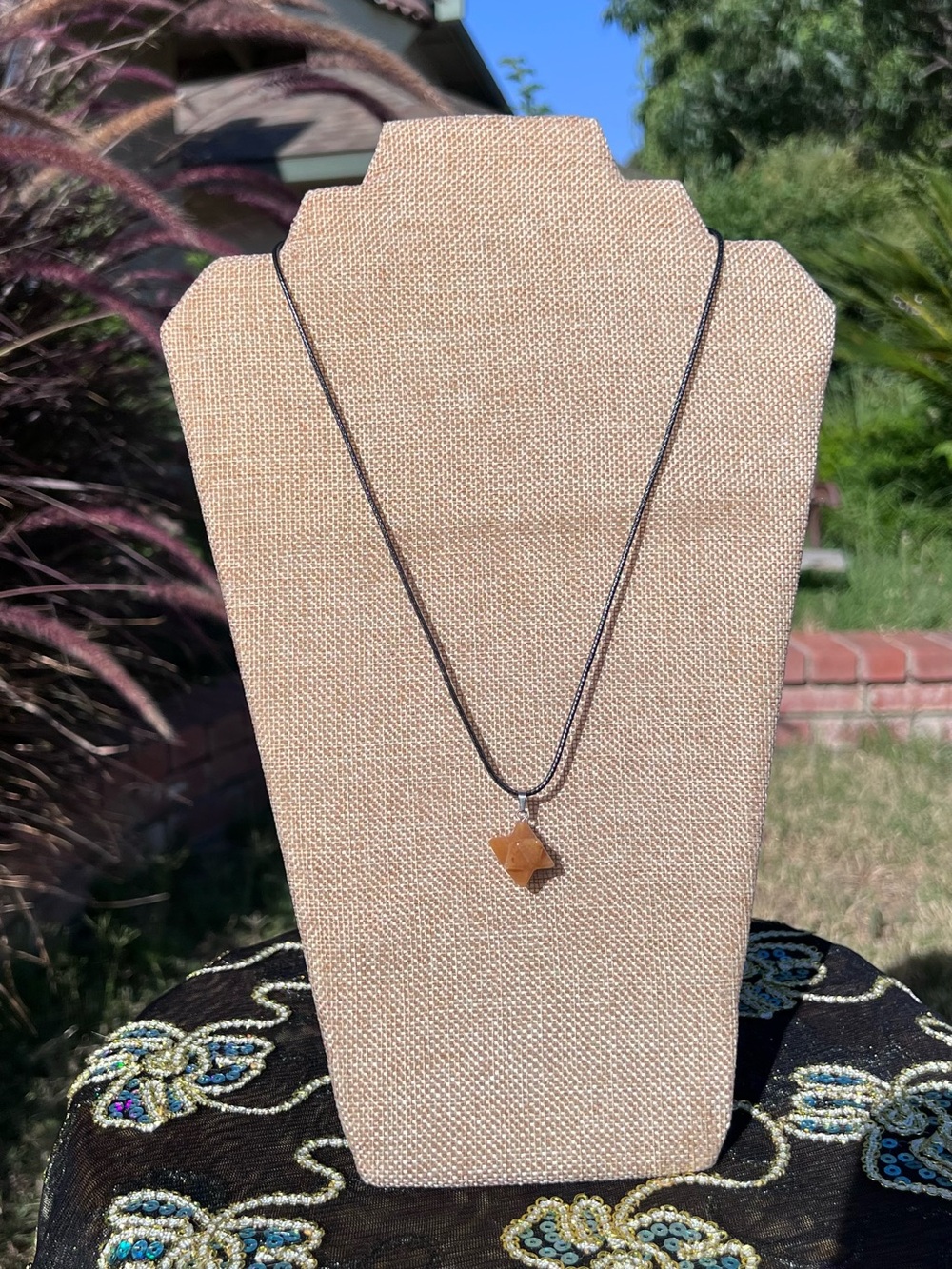⭐️ Amber Star Pendant Necklace ⭐️⭐️